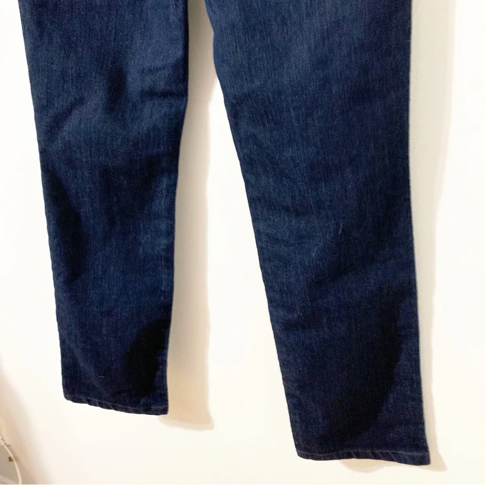 Ann Taylor LOFT Modern Straight Dark Wash Denim Jeans Five Pocket Styling 28/6